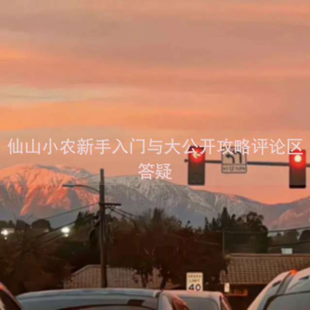 仙山小农新手入门与大公开攻略评论区答疑